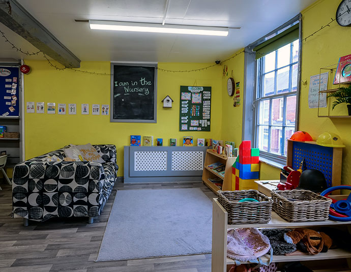 pre-school nursery room
