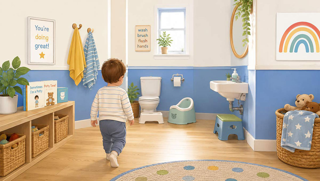 Modern Nappies affect potty training